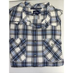 Excellent Condition Old Navy Snap Button Short Sleeve Shirt XL